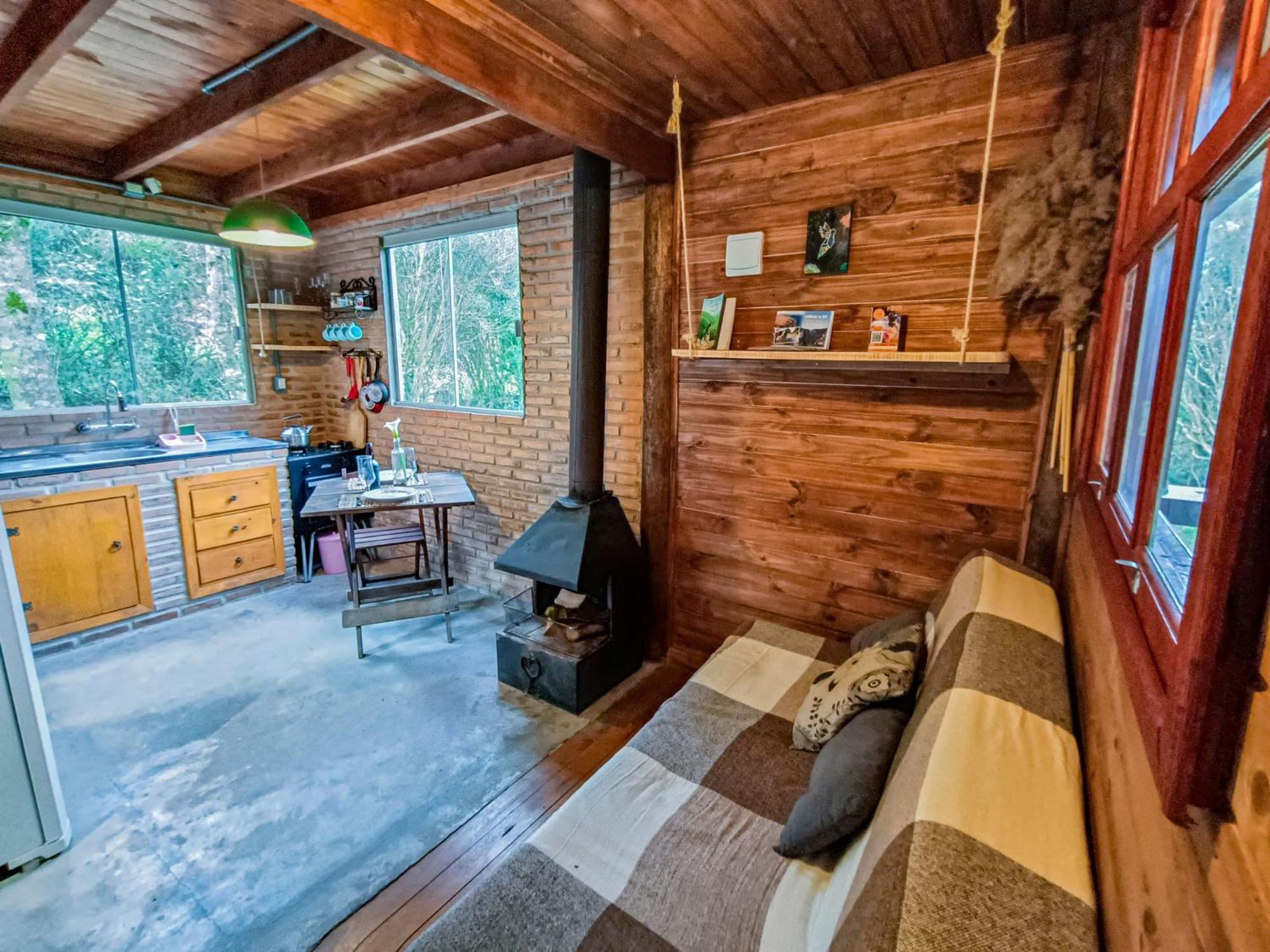 Cabana Na Floresta Rincao Do Fortaleza Камбара Экстерьер фото
