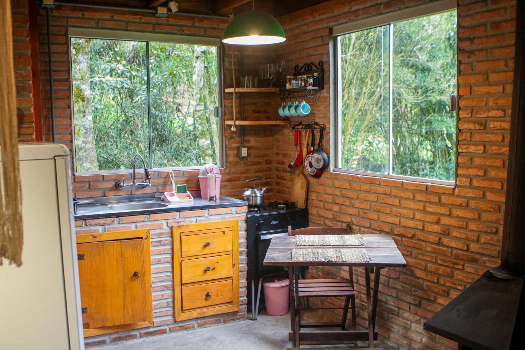 Cabana Na Floresta Rincao Do Fortaleza Камбара Экстерьер фото